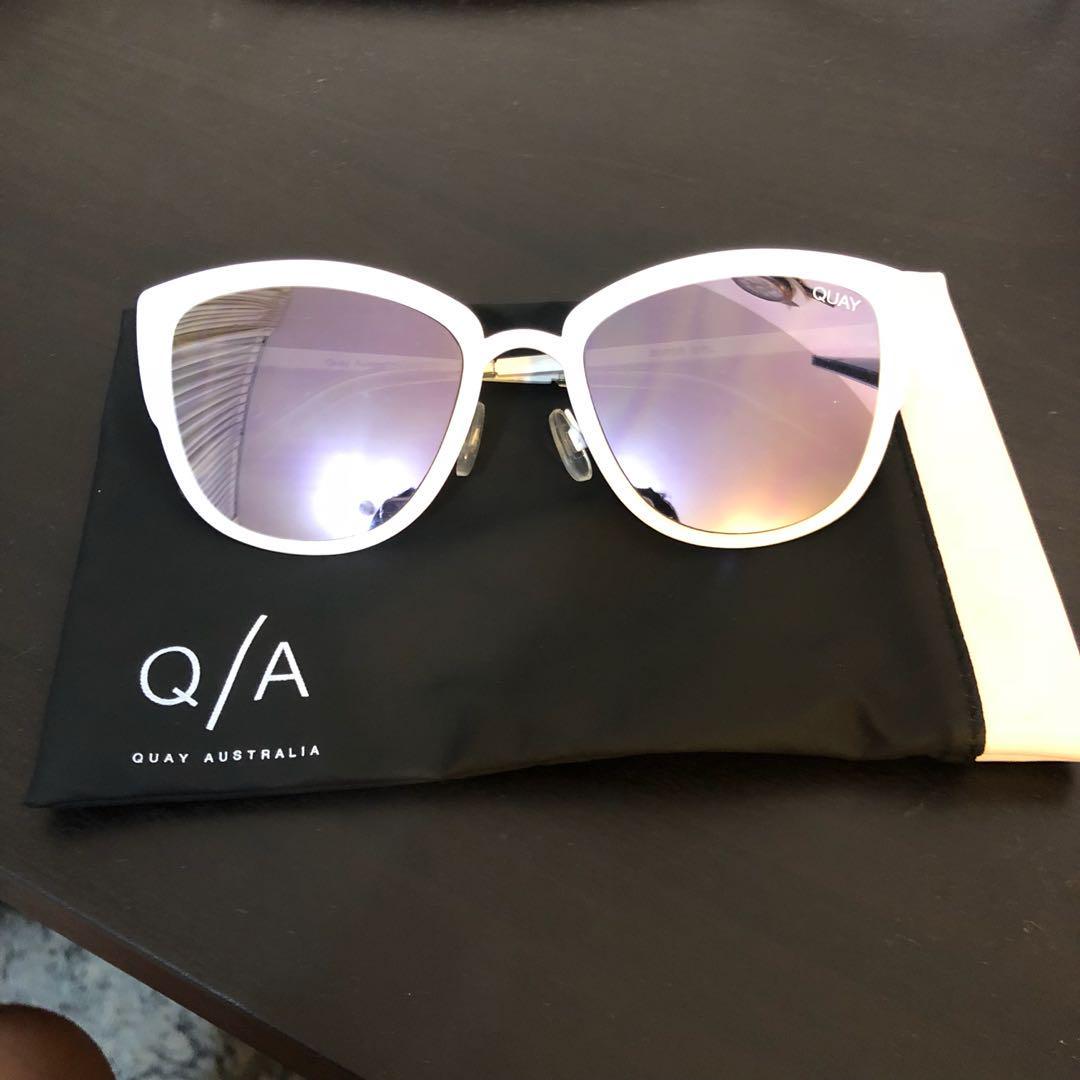 Quay Australia Supergirl Cat Eye Mirror Sunglasses Women S Fashion Accessories Eyewear Sunglasses On Carousell