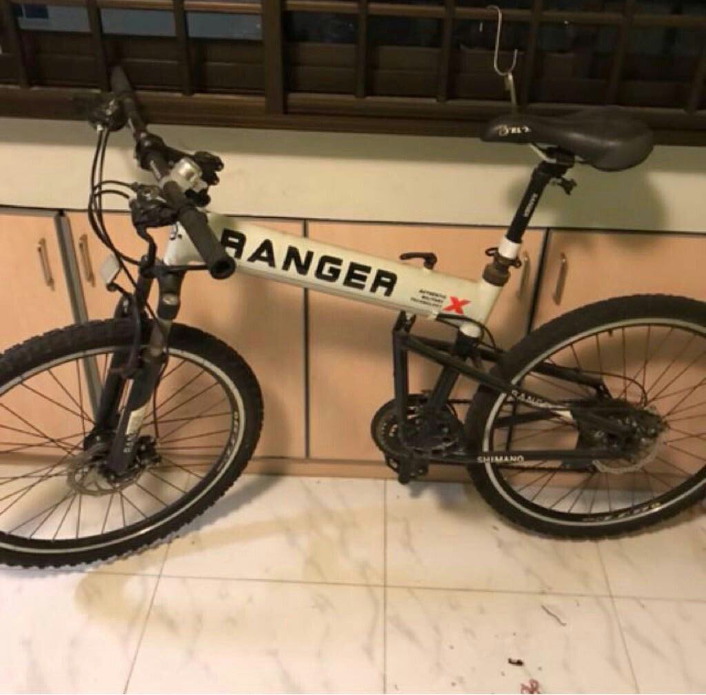 ranger x foldable mountain bike