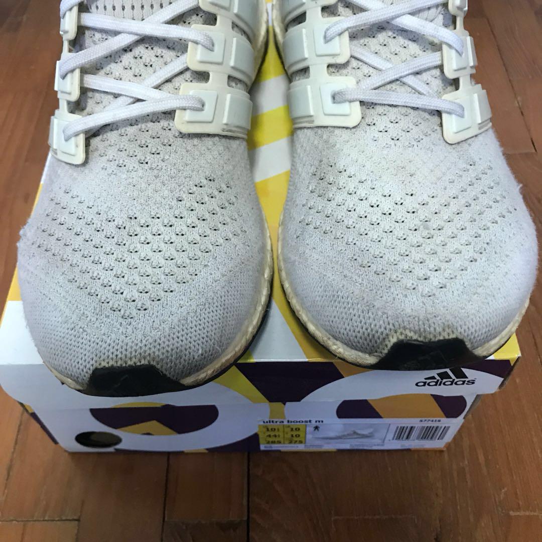 RARE] adidas Ultra Boost 1.0 Triple White, Men's Fashion, Footwear,  Sneakers on Carousell