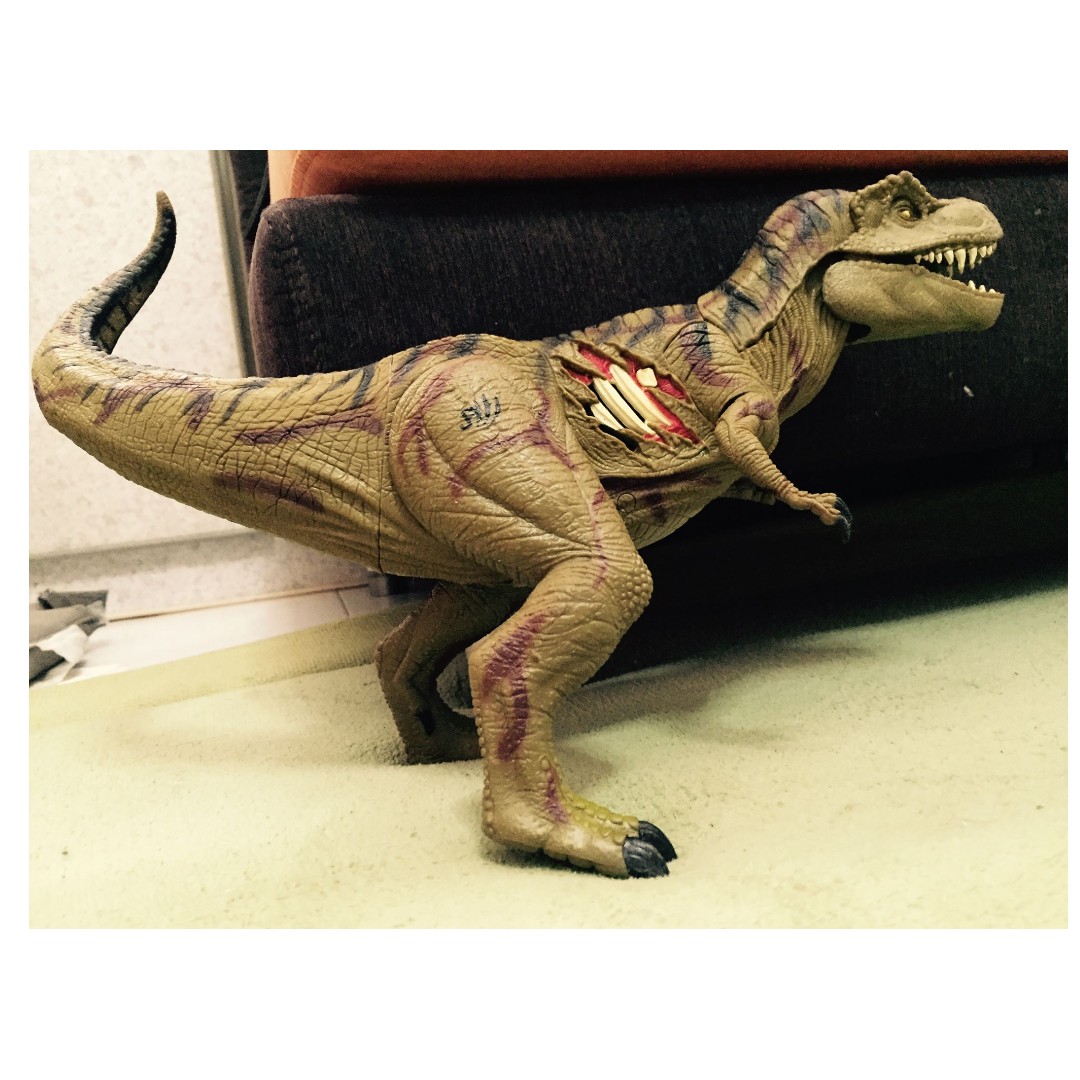 Rare Hasbro Jurassic Park 3 Iii Dinosaurs Tyrannosaurus Rex T Rex Huge Figure Toy Collector S
