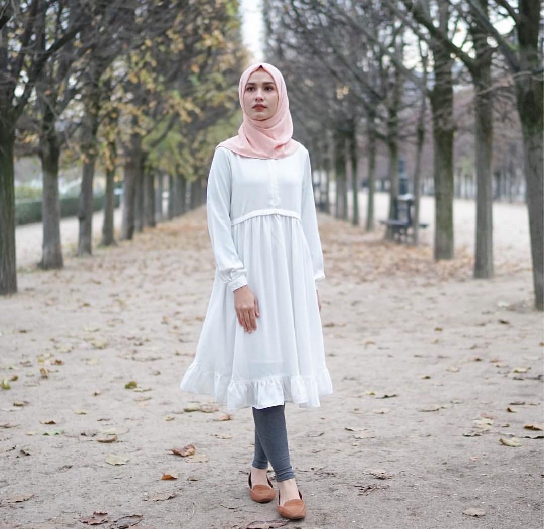Mini dress hijab top