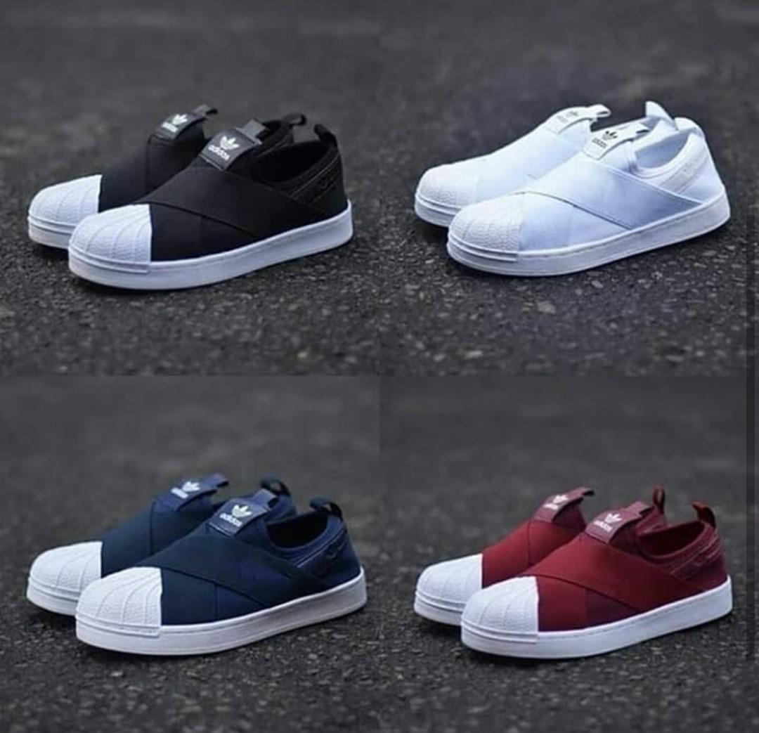 Sepatu Adidas Slip On Wanita Olshop Fashion Olshop Wanita Di Carousell