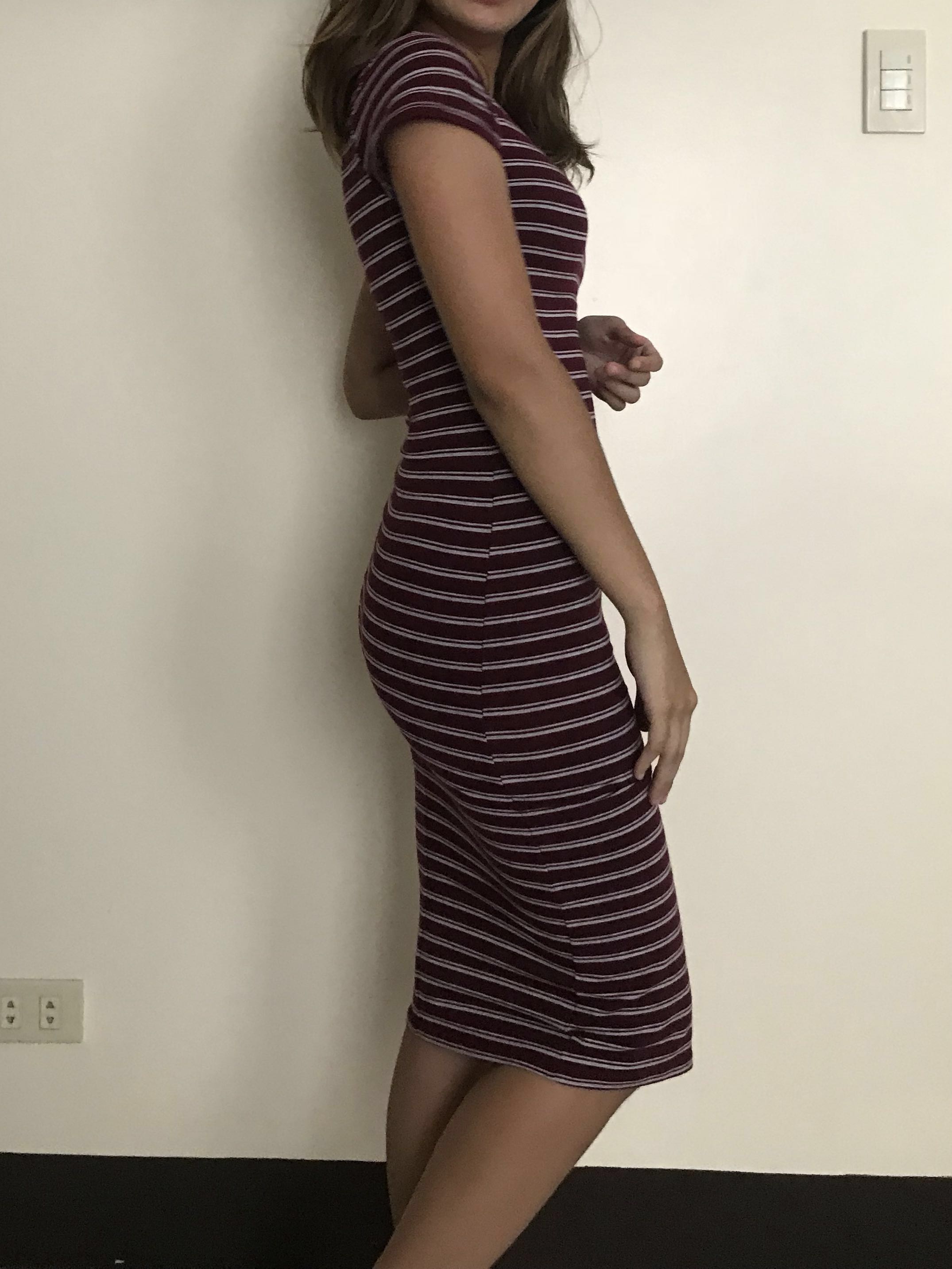 white cotton bodycon dress