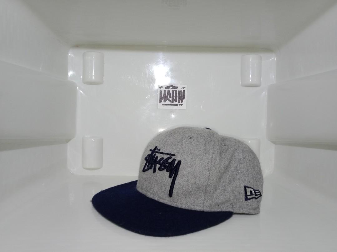 Stussy X New Era Close Cap Men S Fashion Watches Accessories Caps Hats On Carousell