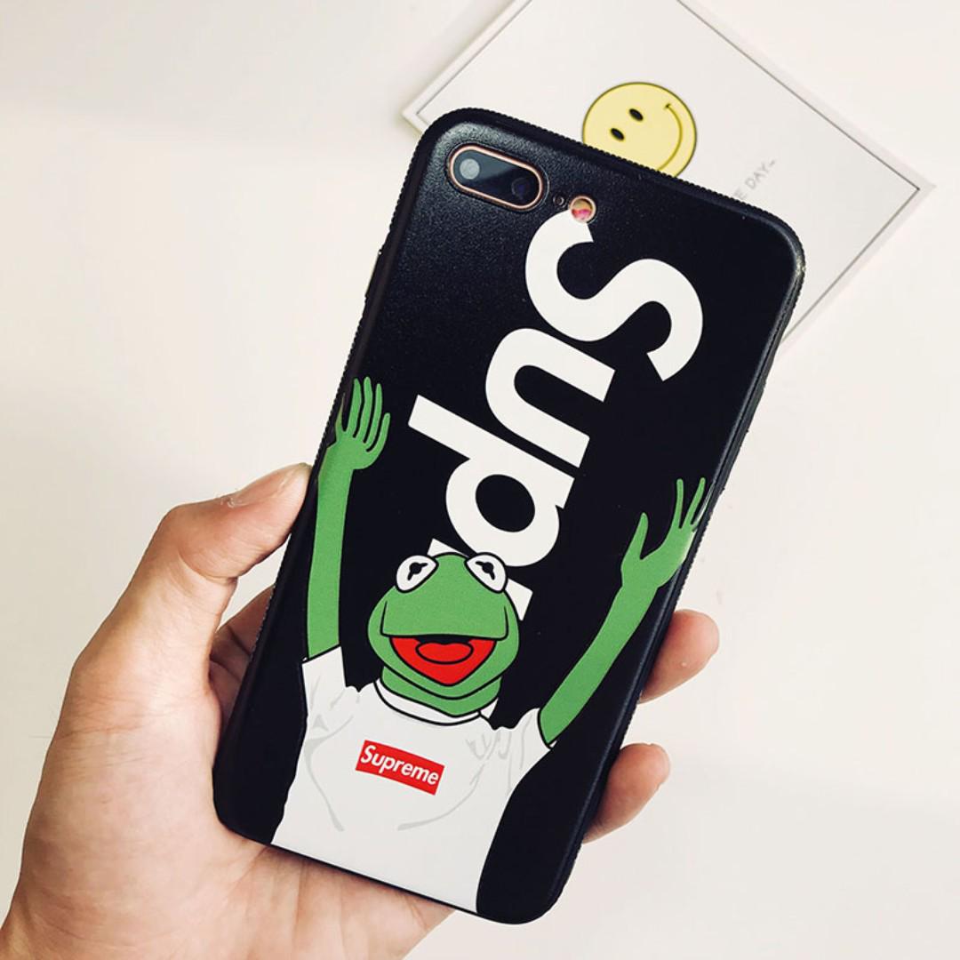 Supreme kermit on sale iphone case