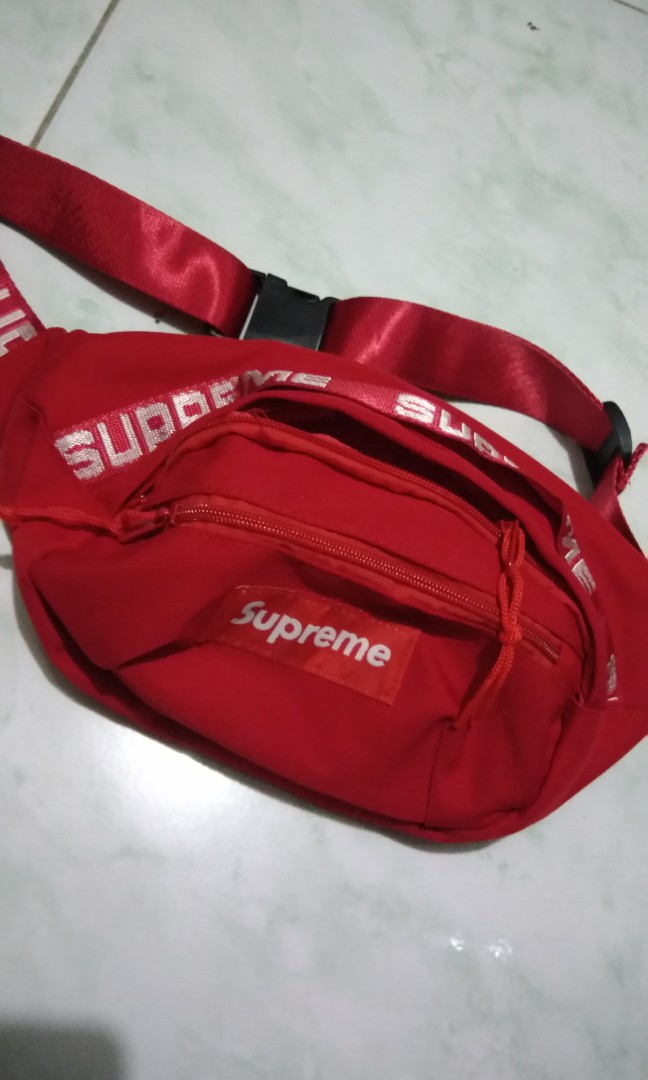 supreme waist bag ss19 fake