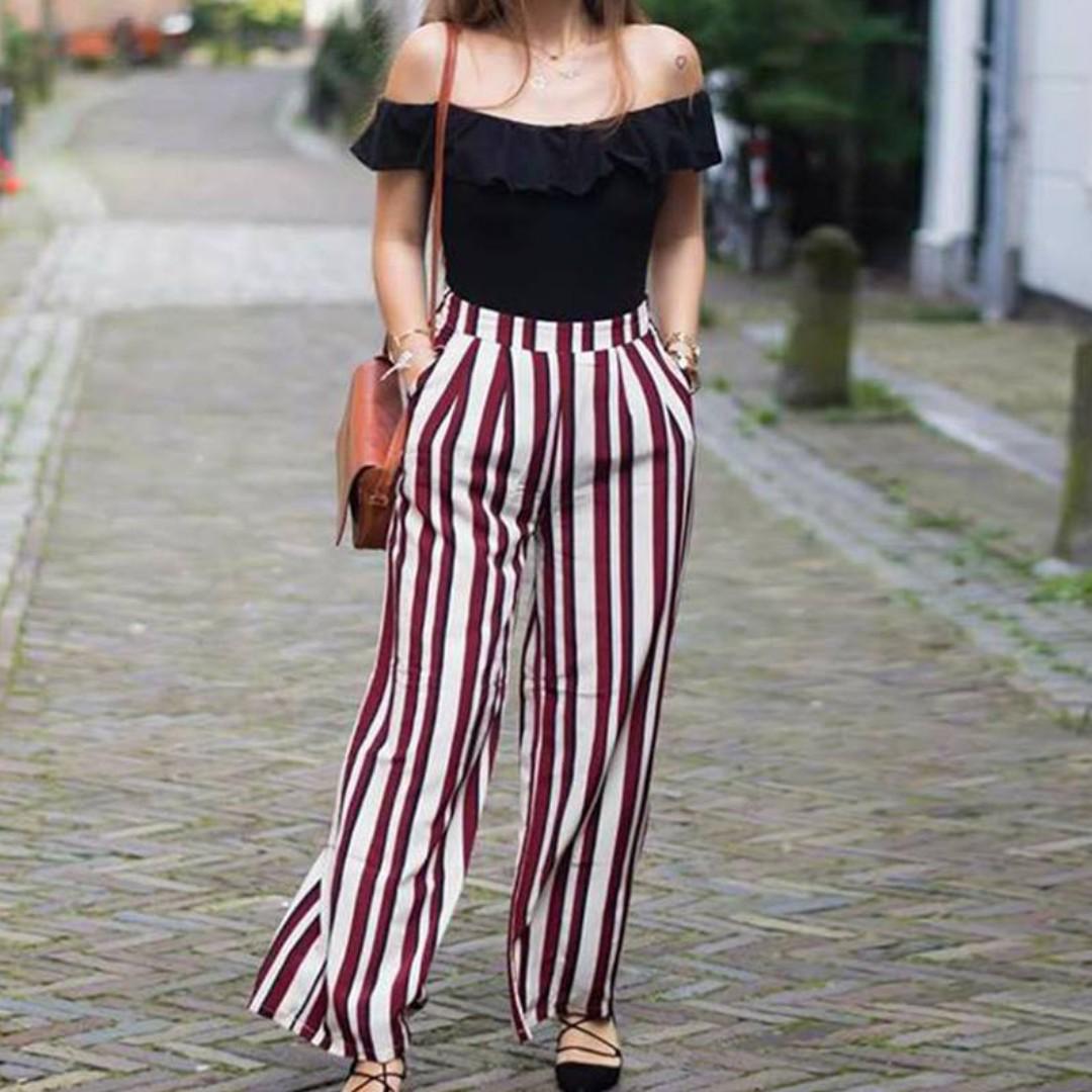 Square pants with crop top sale