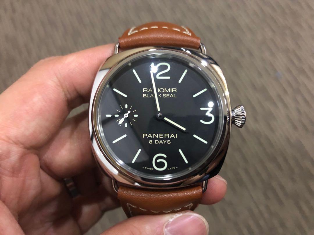Unworn Panerai Pam 609 8 Days Black Seal Radiomir Luxury Watches