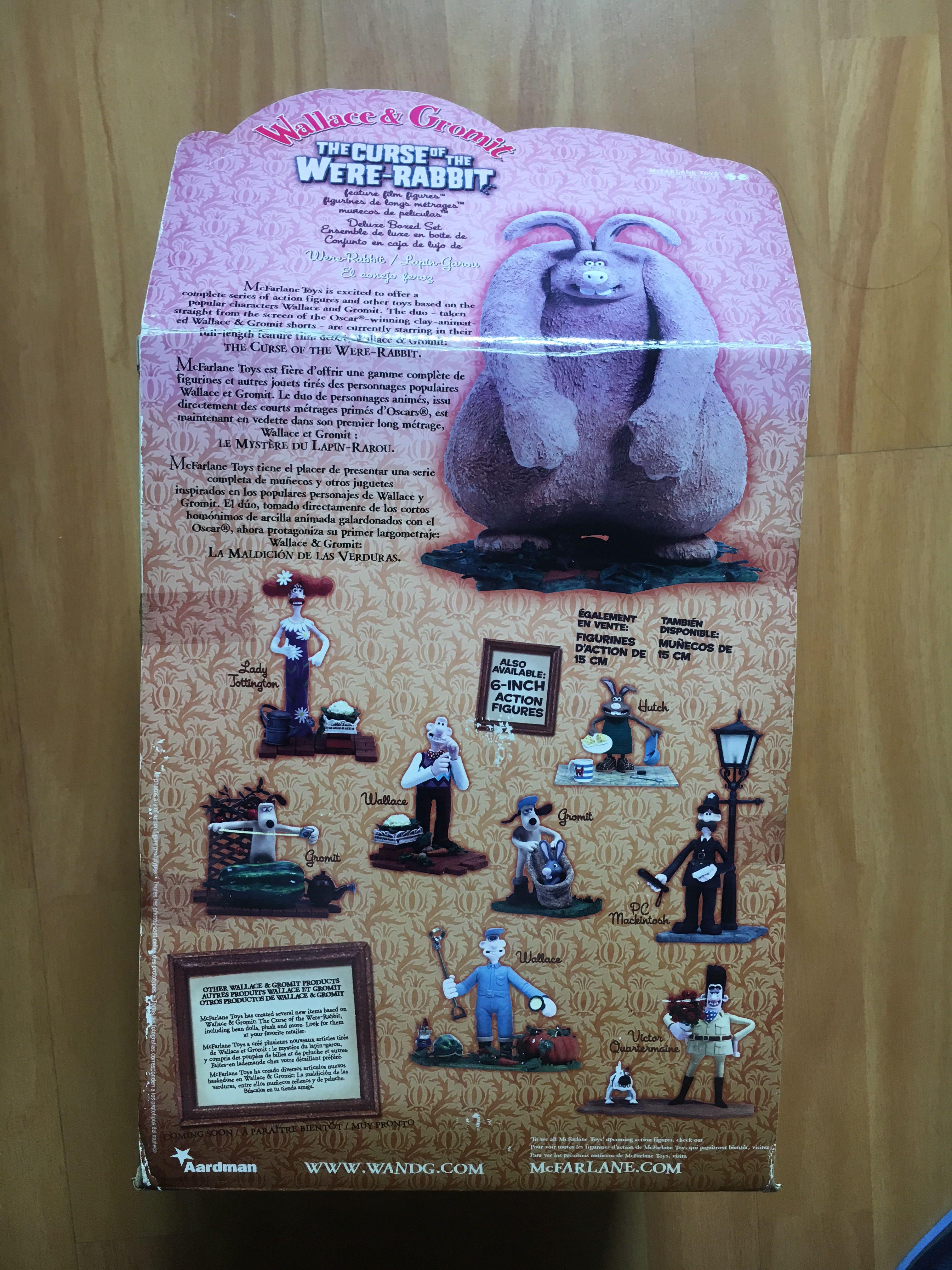Rabbit Spawn Wallace & Gromit Were-Rabbit (Spawn) Box Set, Hobbies & Toys, Toys ...