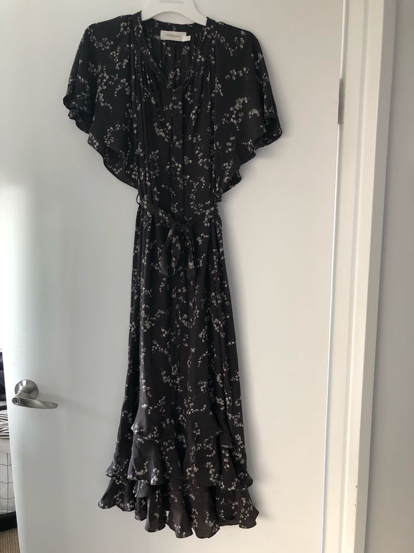 zimmermann flutter smock dress