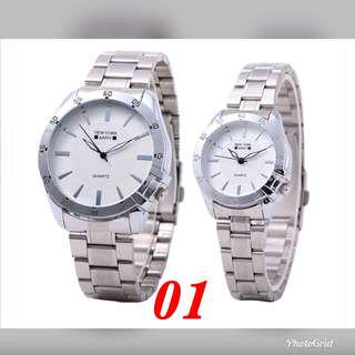 ✅Hot Sale Authentic Stainless Steel New york Army Couple Watch