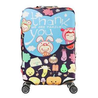 Travel luggage protective cover