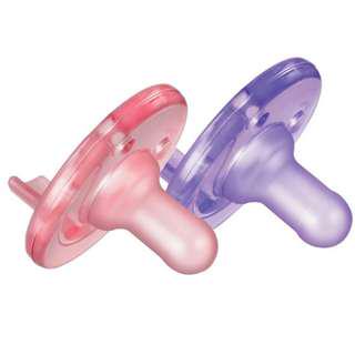❣️ONHAND❣️Philips Avent, Soothie Pacifier, Pink/Purple, 0-3 Months, 2 Pack