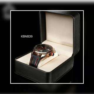 Single Watch Box With Customizable Steel Plate.