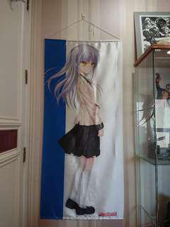 Angel Beats Tenshi Tachibana Kanade life size tapestry (approx 70.5x155cm without string)