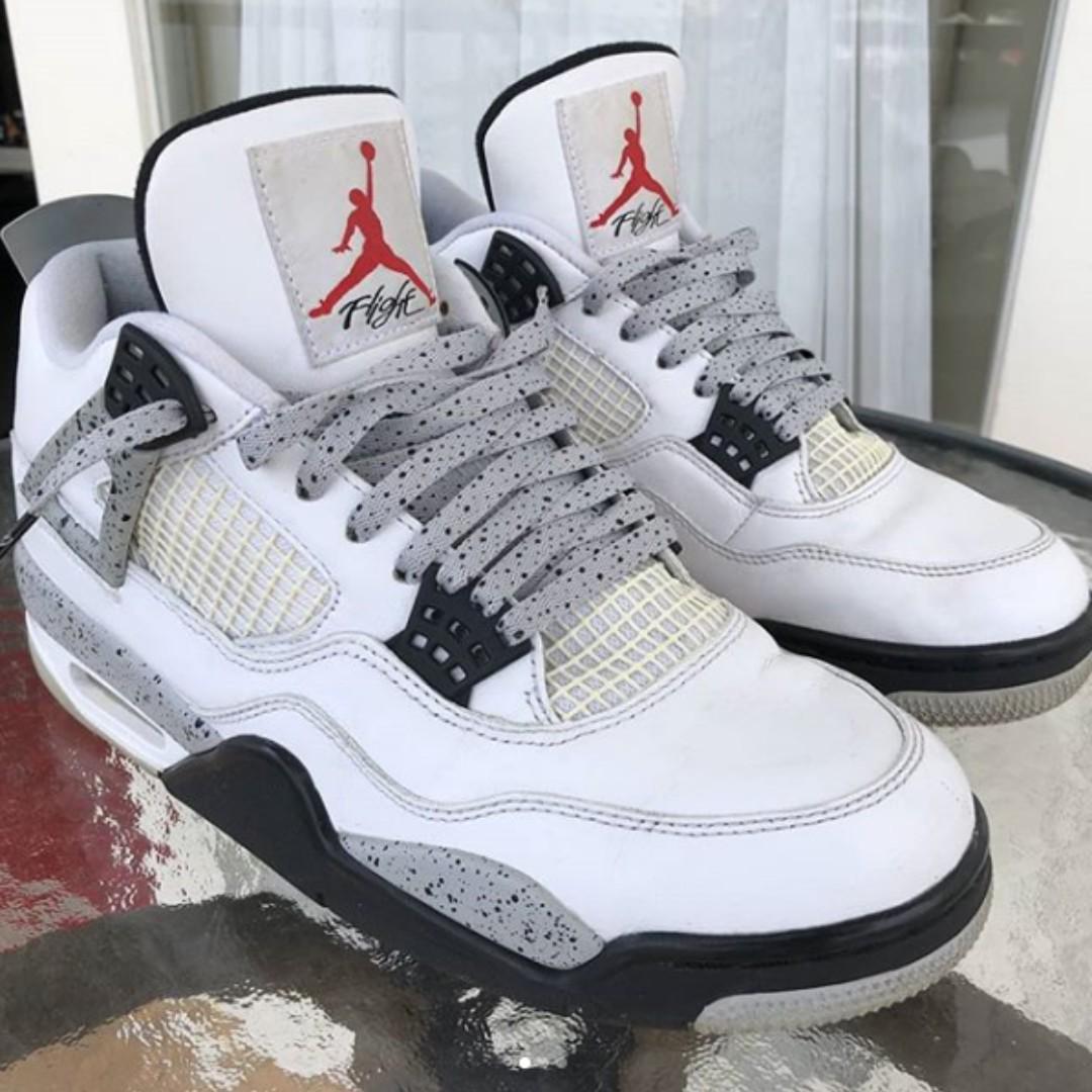 Air Jordan 4 Retro Og White Cement 2016 Men S Fashion Men S