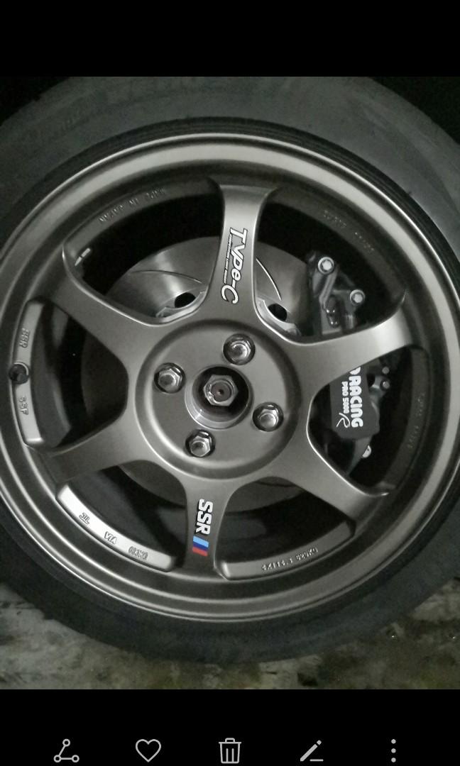 Ap racing Cp9444 brake kit for Honda jazz GK5, Car Accessories ...