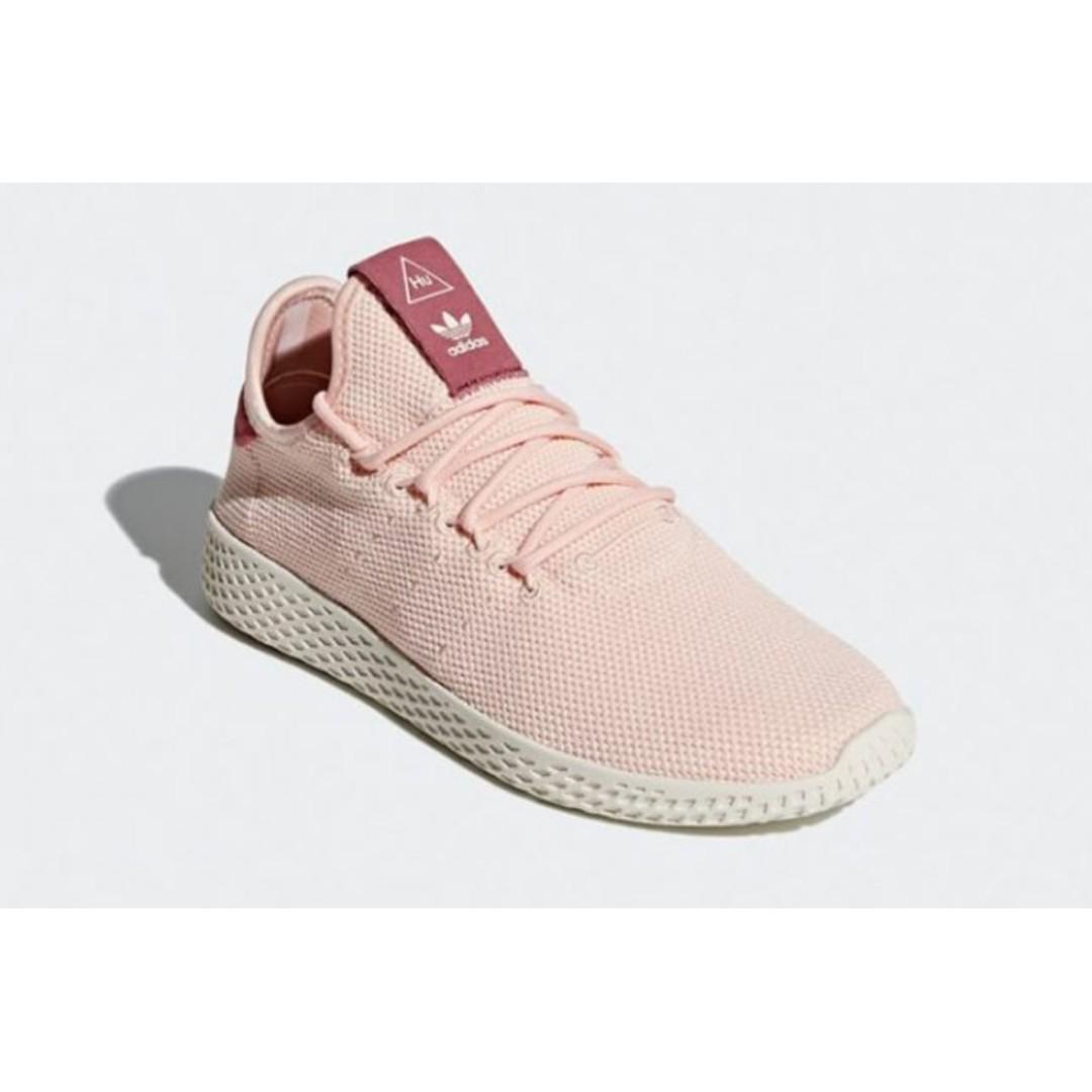 pharrell williams tennis hu shoes icey pink