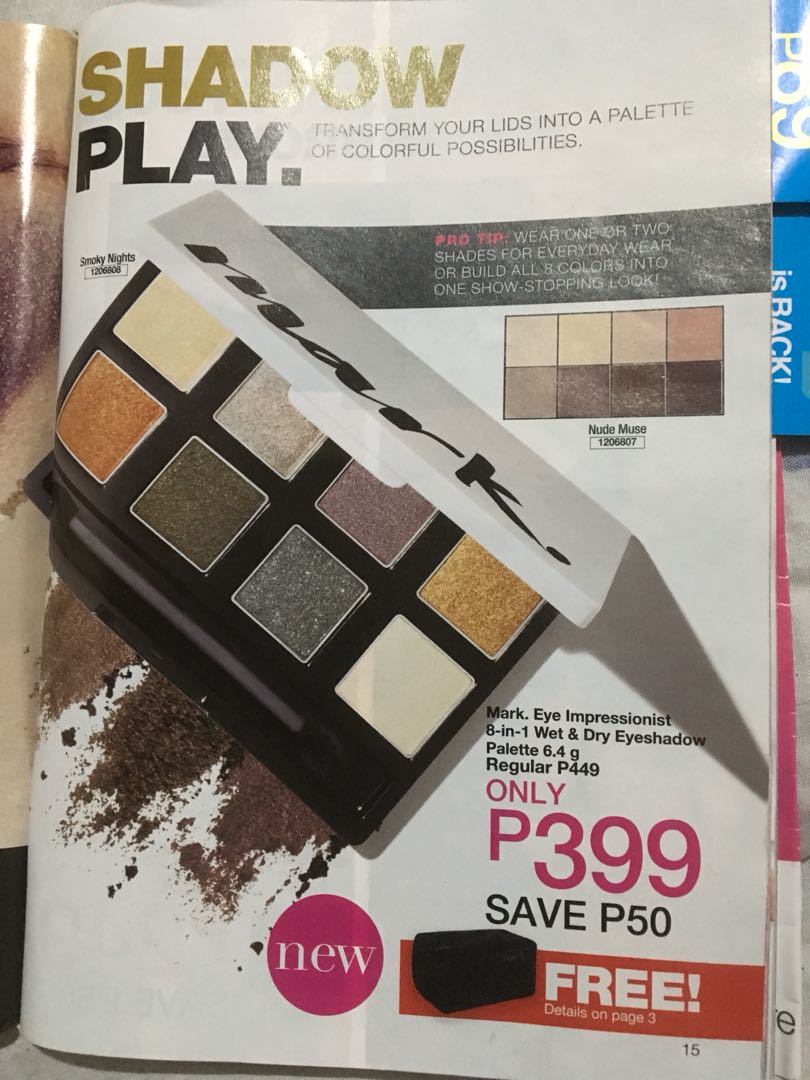 Avon Mark Eyeshadow Palette Health Beauty Makeup On Carousell
