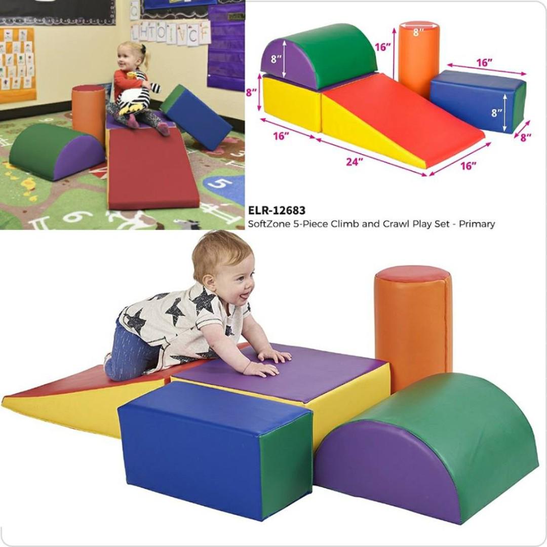 Softzone climb and crawl store foam play set