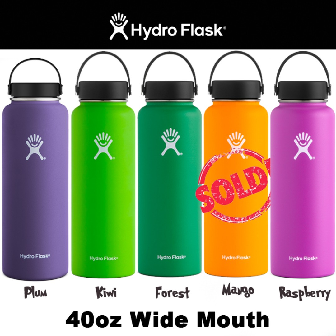 hydro flask raspberry 40 oz