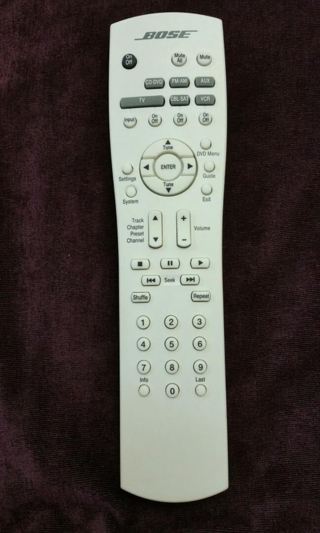 Bose Remote Control for Bose AV18, Audio, Soundbars, Speakers ...