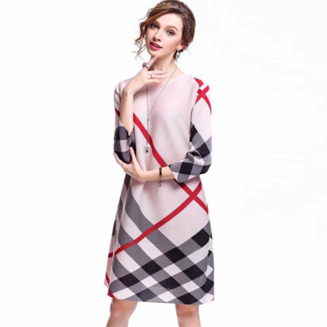 burberry sweater dress