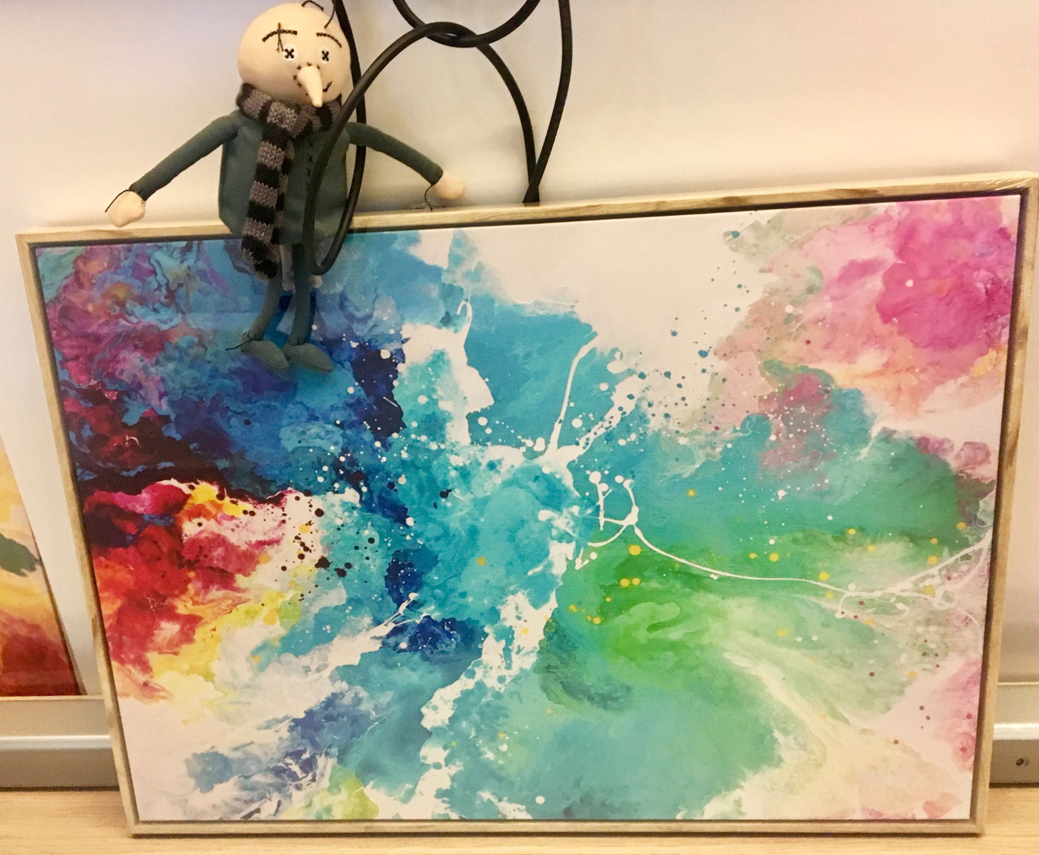 Burst Of Colours Wall Art Pieces Design Craft Art Prints On Carousell