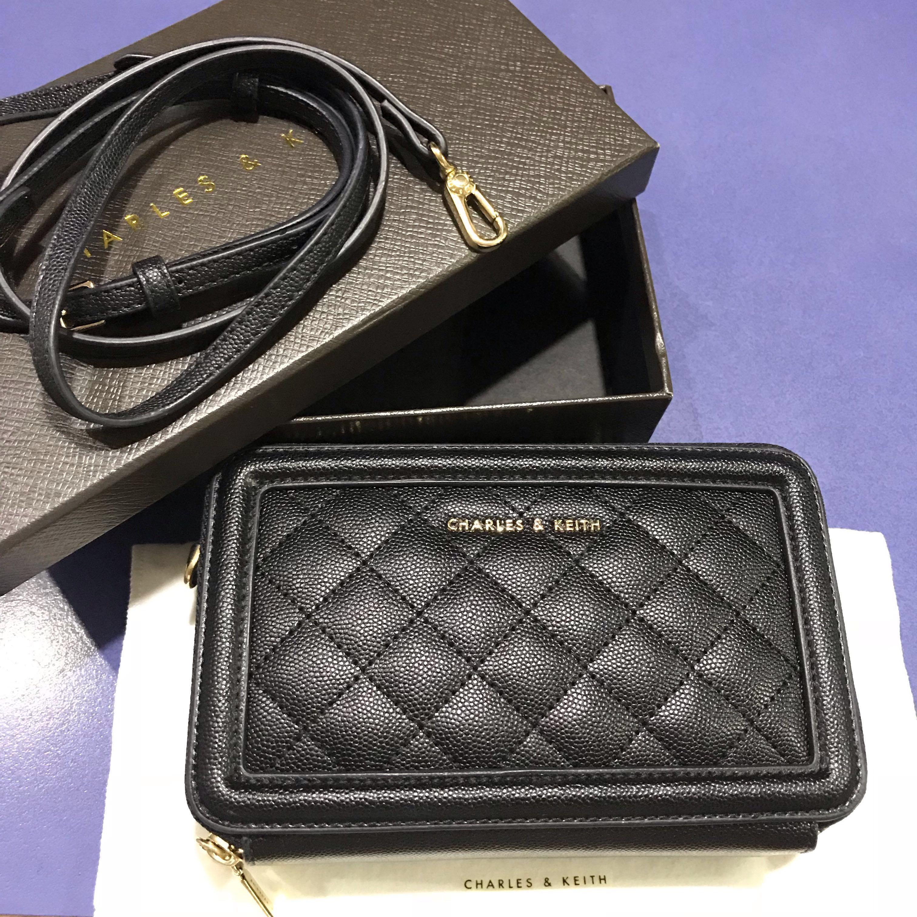 Charles and shop keith quilted wallet