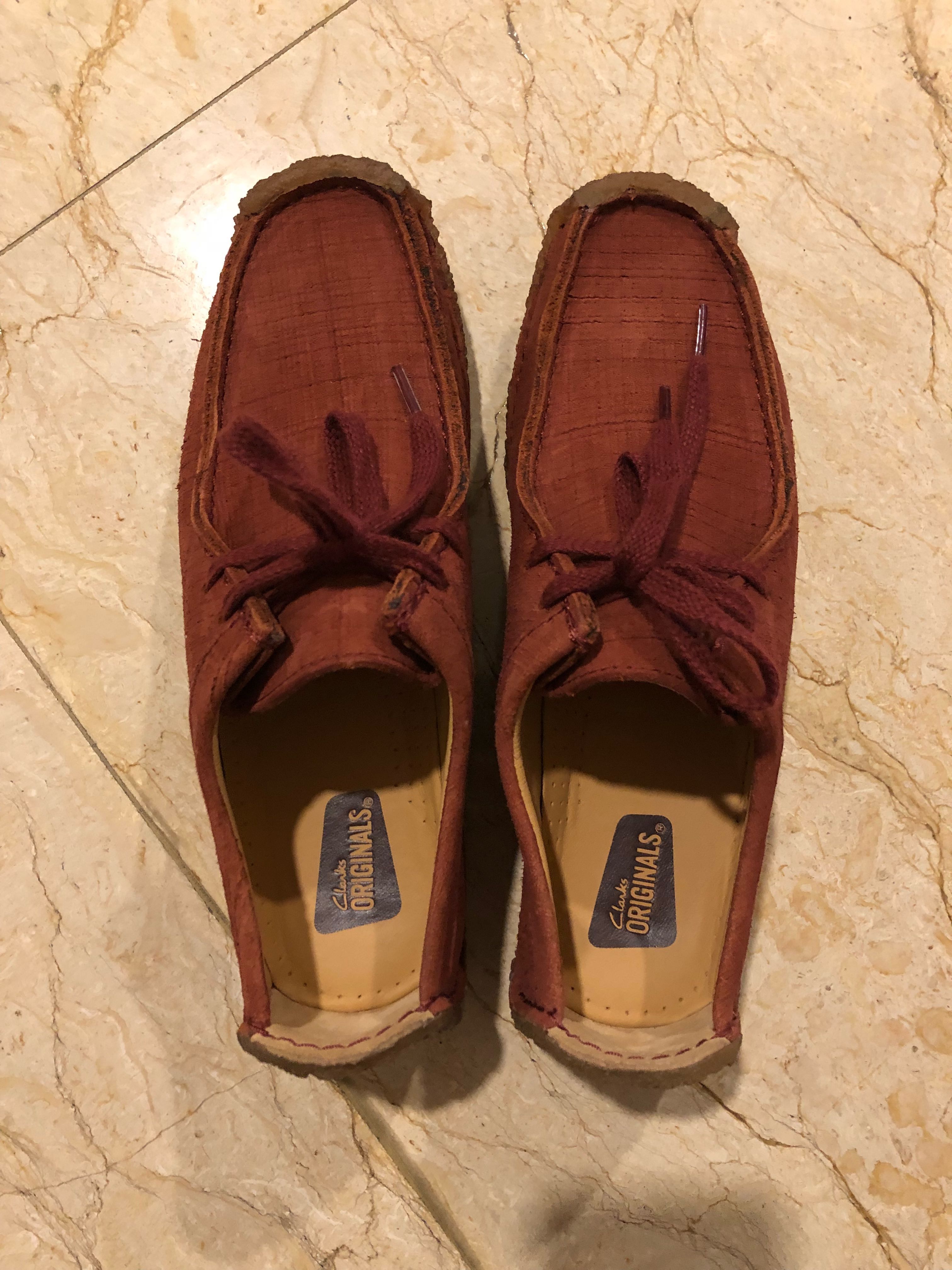 clarks red shoes womens