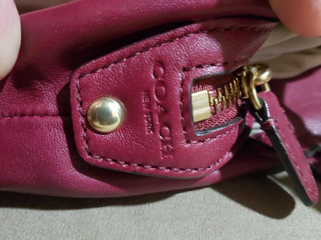 Coach Cherry Red Sling bag, Women's Fashion, Bags & Wallets, Crossbody