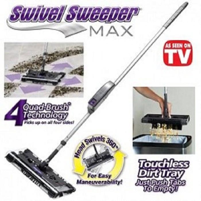 Swivel sweeper shop max