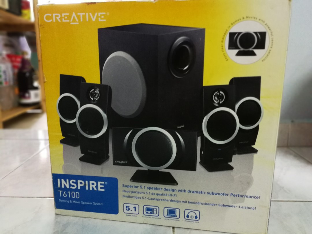 Creative inspire sale t6100 5.1