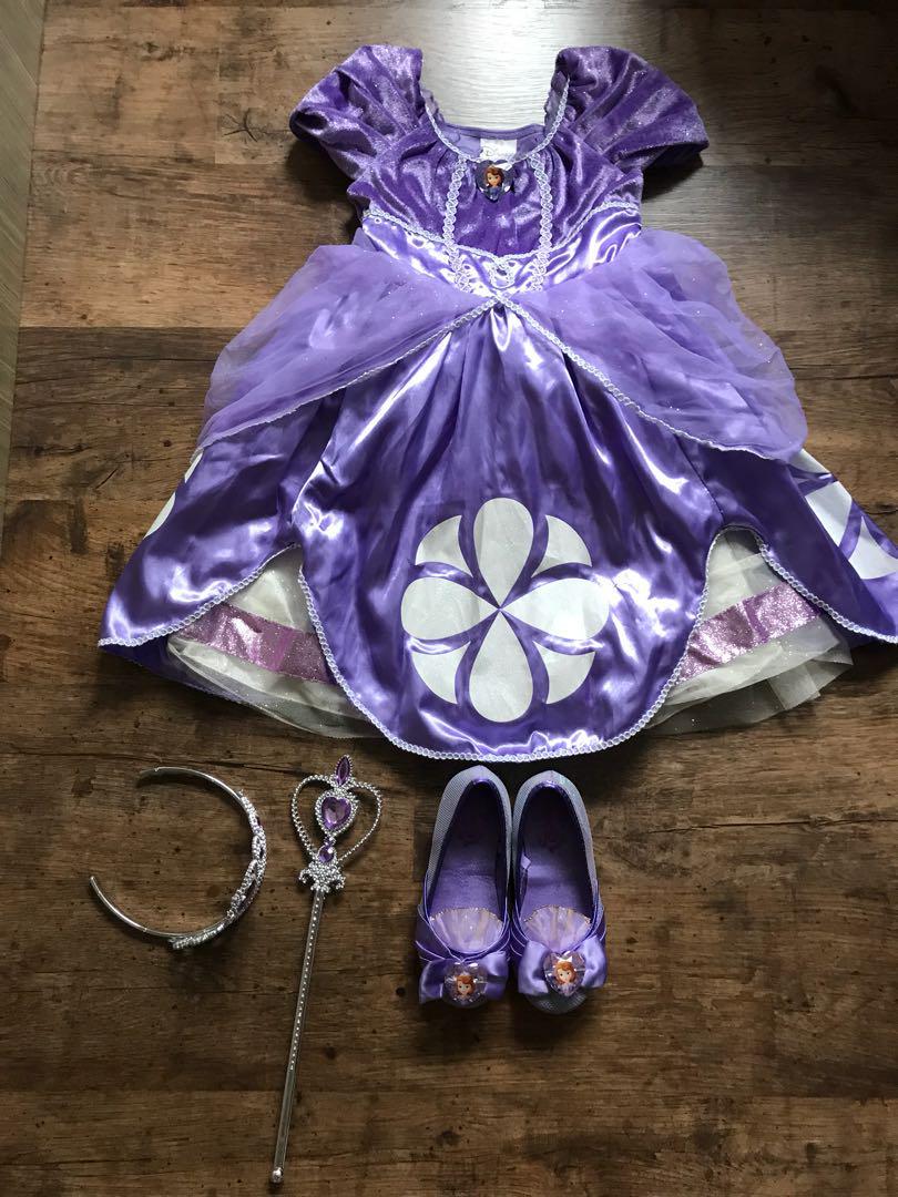 Disney store princess Sofia dress and shoes