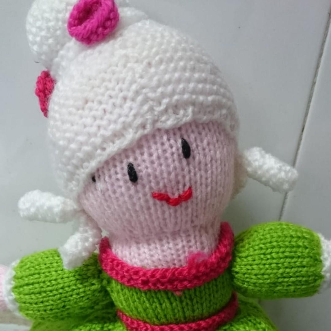 knitted cinderella topsy turvy doll
