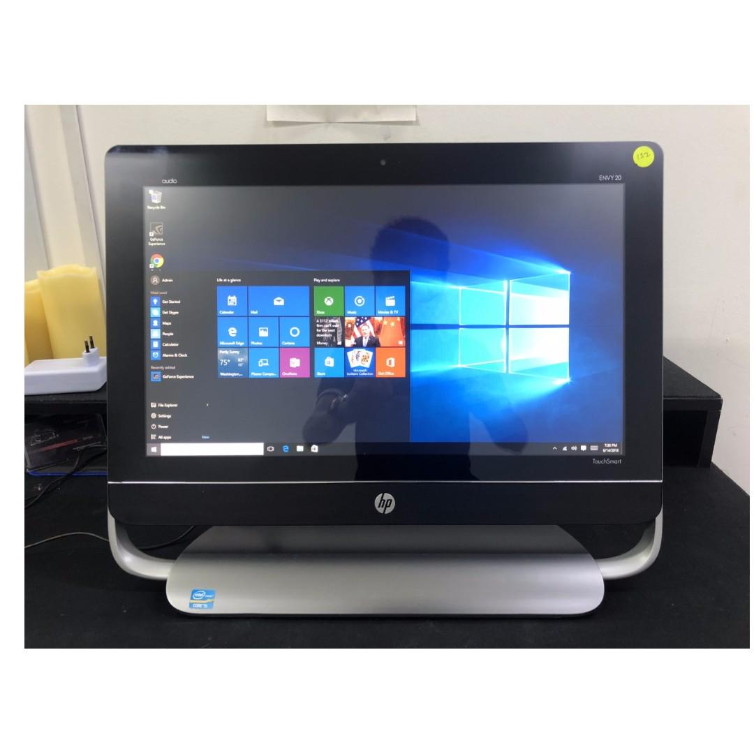 Hp 20 Touchscreen I5 All In One Gaming Desktop 8gb Ram 4gb Graphics Electronics Computers Desktops On Carousell