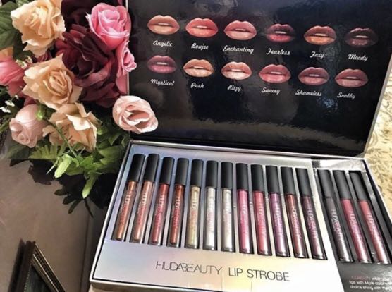 huda beauty lipstick pack of 12