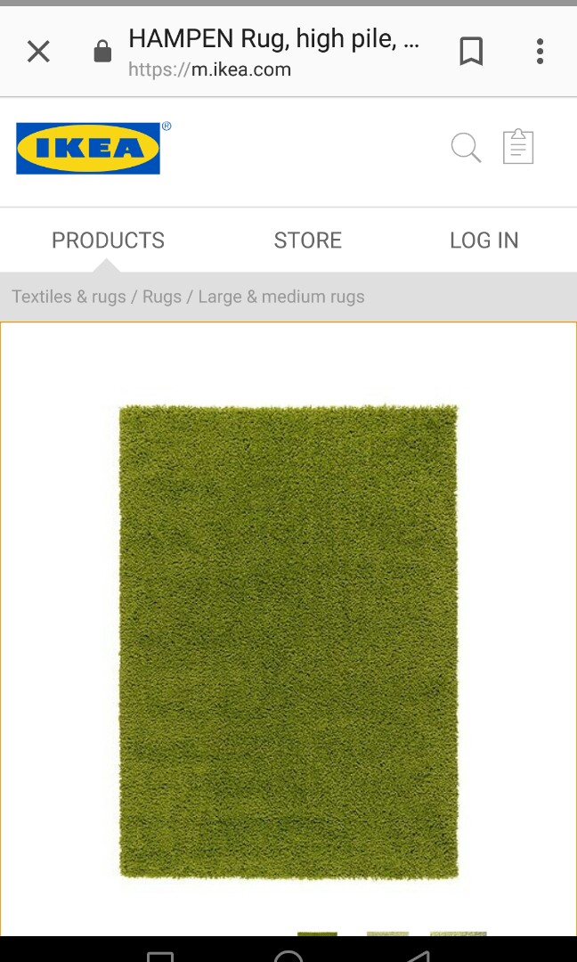 Ikea Rug, Furniture & Home Living, Home Decor, Carpets, Mats & Flooring