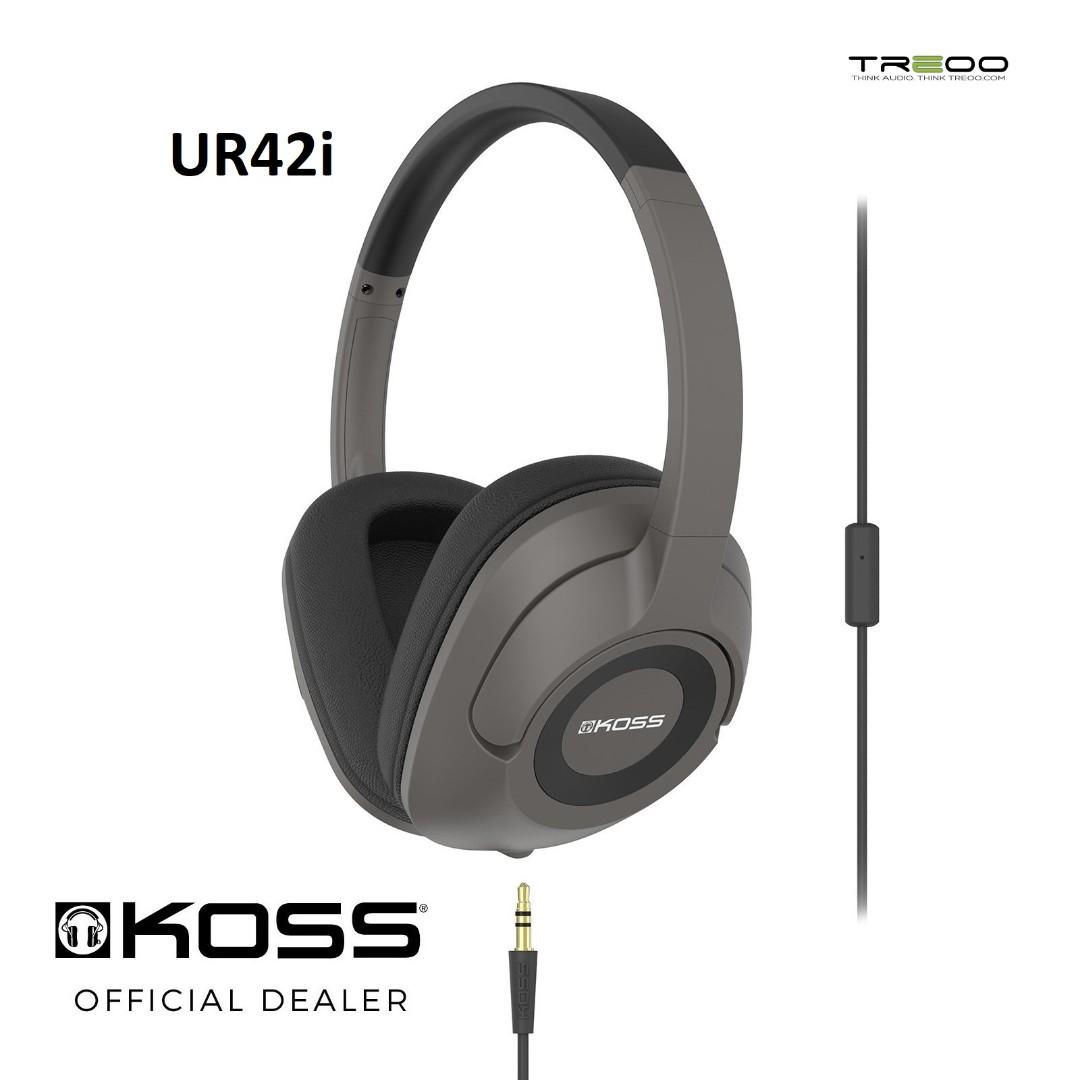 [Official] Koss UR42i OverEar Headphones with Inline Microphone