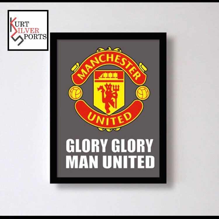 Manchester United Poster With Frame Furniture Home Living Decor Frames Pictures On Carou - Man U Home Decor Manchester United Poster With Frame Furniture Home Living Decor Frames Pictures On Carou - Man U Home Decor