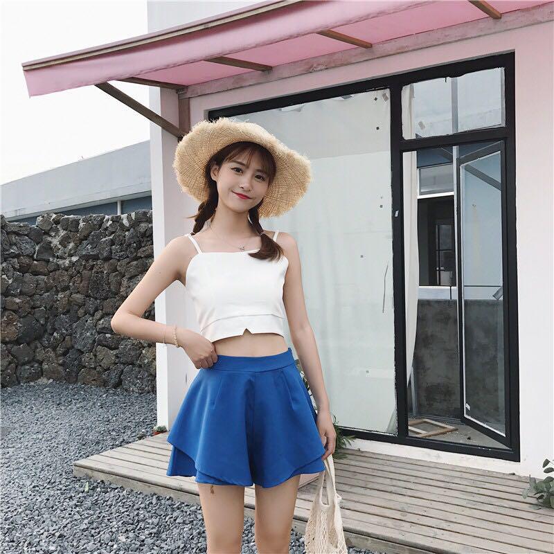 Korean fashion sale shorts and blouse