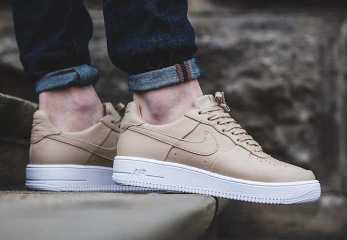 nike air force 1 khaki leather