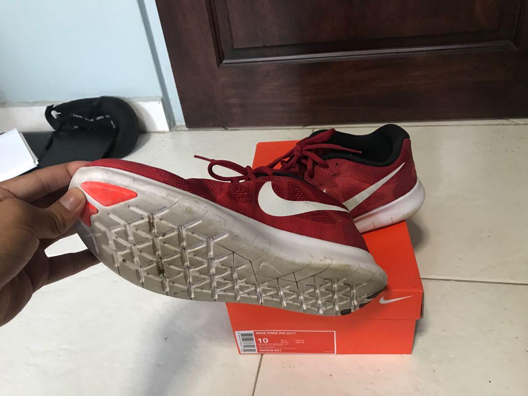Nike free rn deals 2017 red