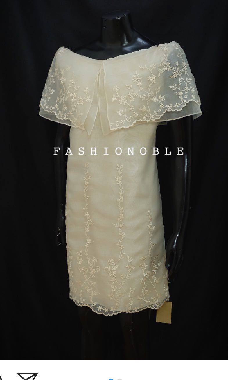 OFF SHOULDER MODERN FILIPINIANA Women s Fashion Dresses Sets