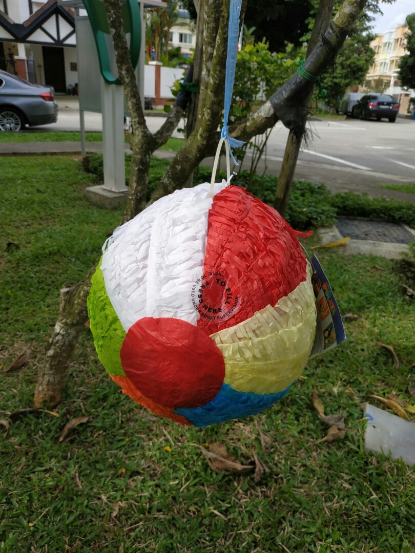 beach ball pinata