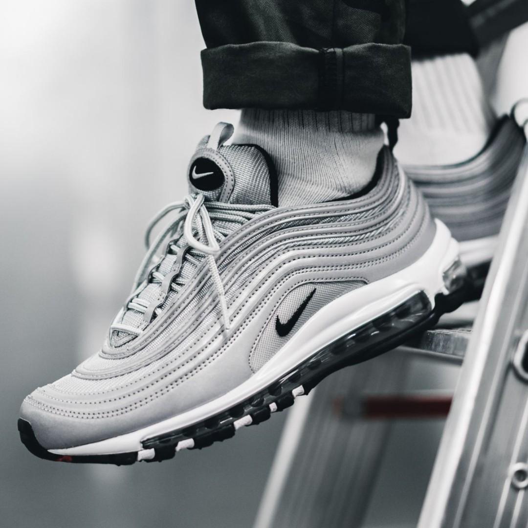 PO) Nike Mens Air Max 97 Premium 3M Reflective Silver, Men's PO) Nike Mens Air Max 97 Premium 3M Reflective Silver, Men's