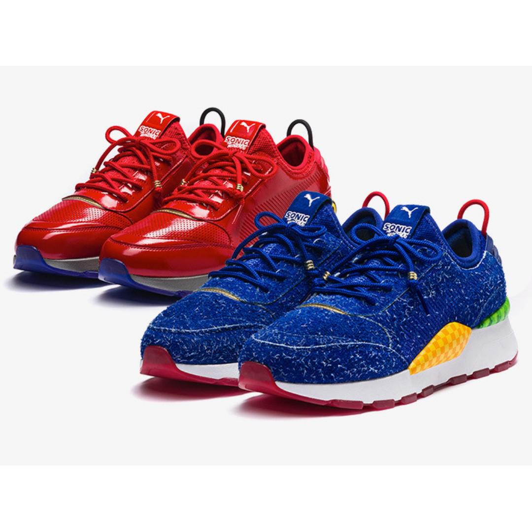 Puma x Sega Sonic Dr Eggman US 10 Luxury Sneakers Footwear