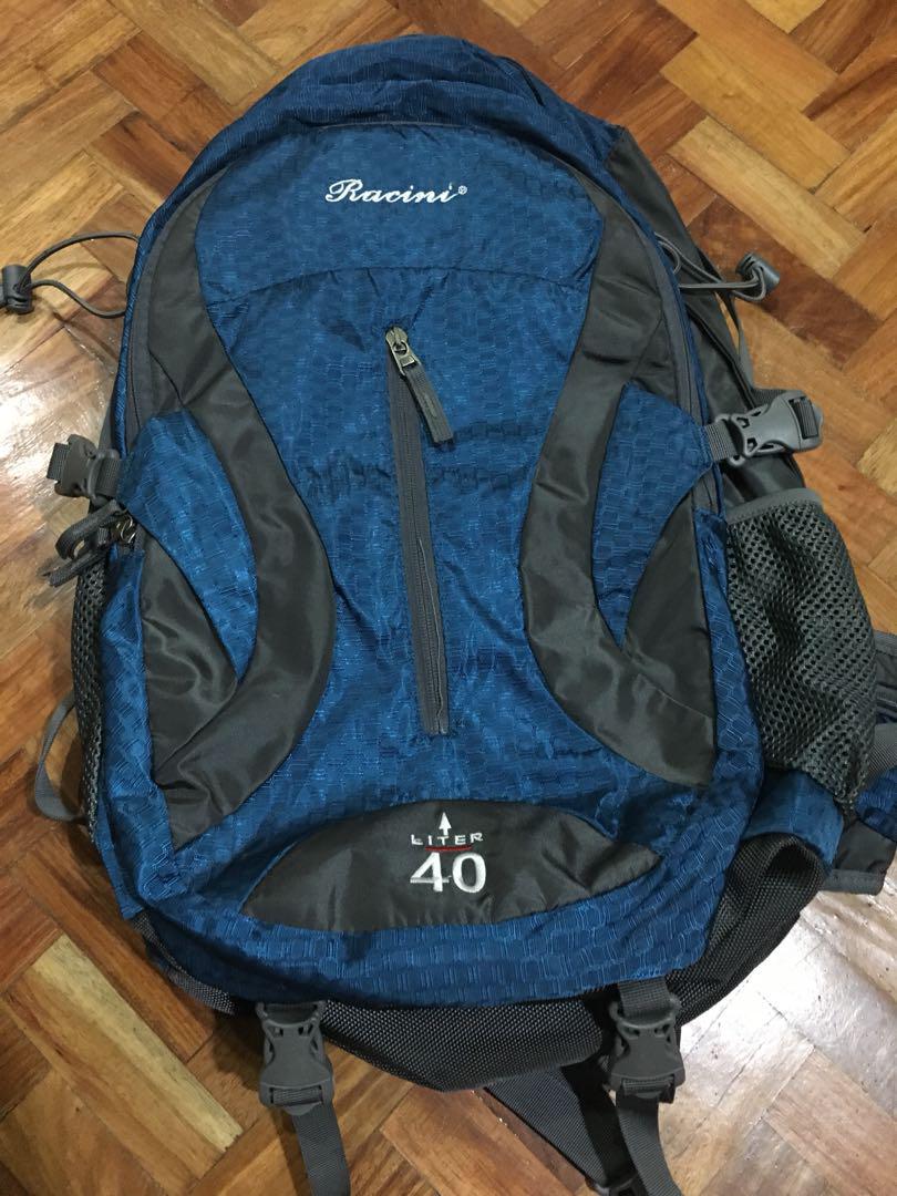 racini travel backpack
