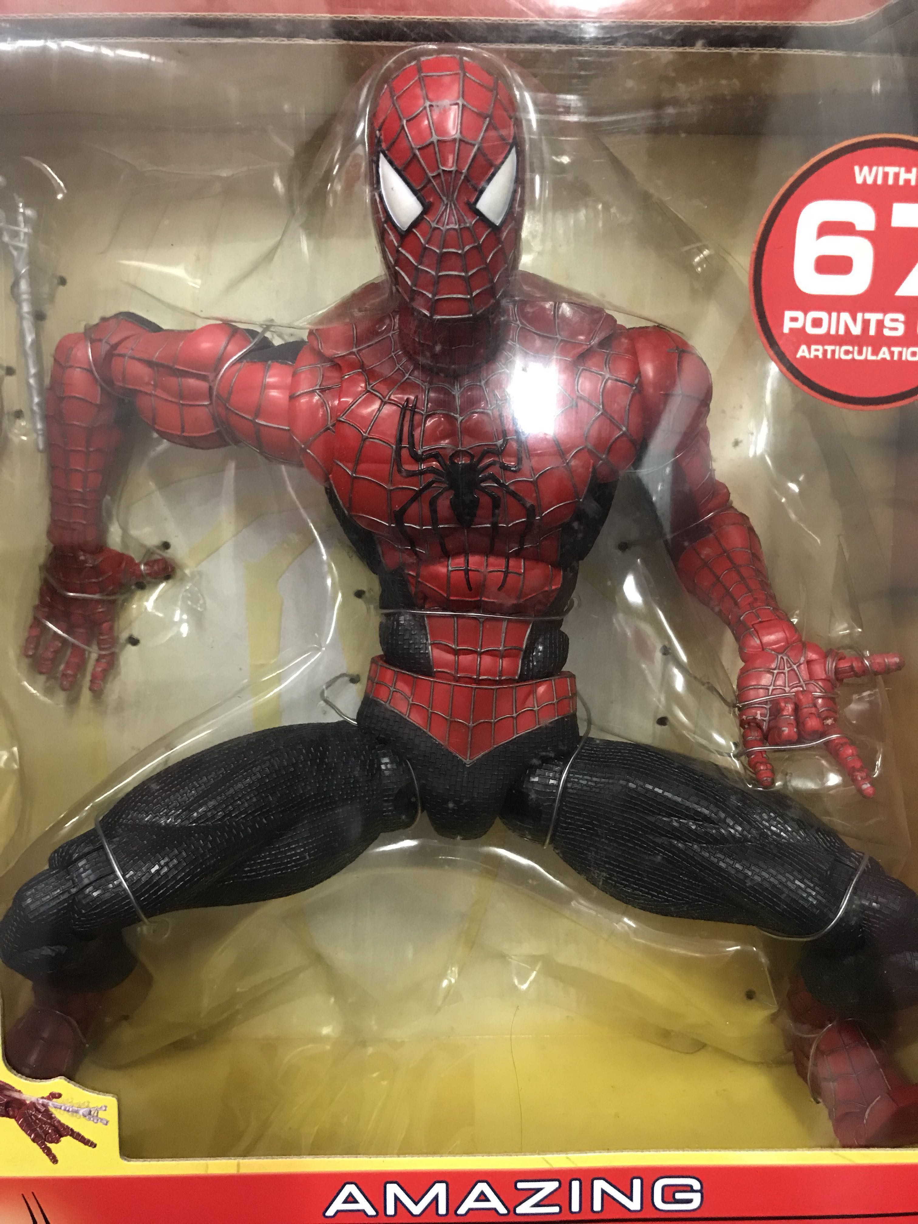 spider man 67 points of articulation