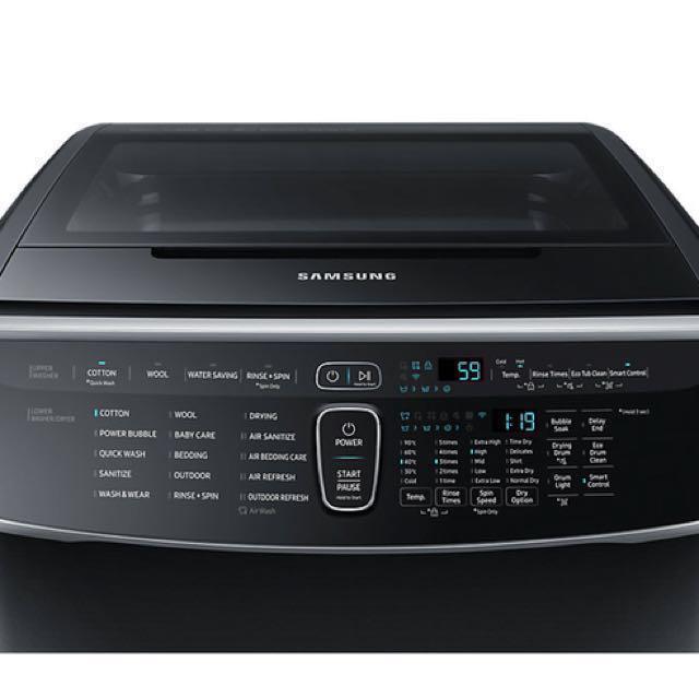 Samsung FlexWash Washer/Dryer (Gifts with purchase included), TV & Home